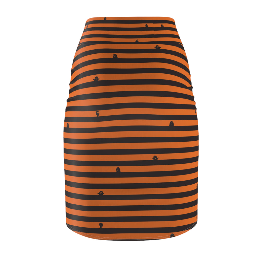 Cute Girly  Stripe  Pencil Skirt