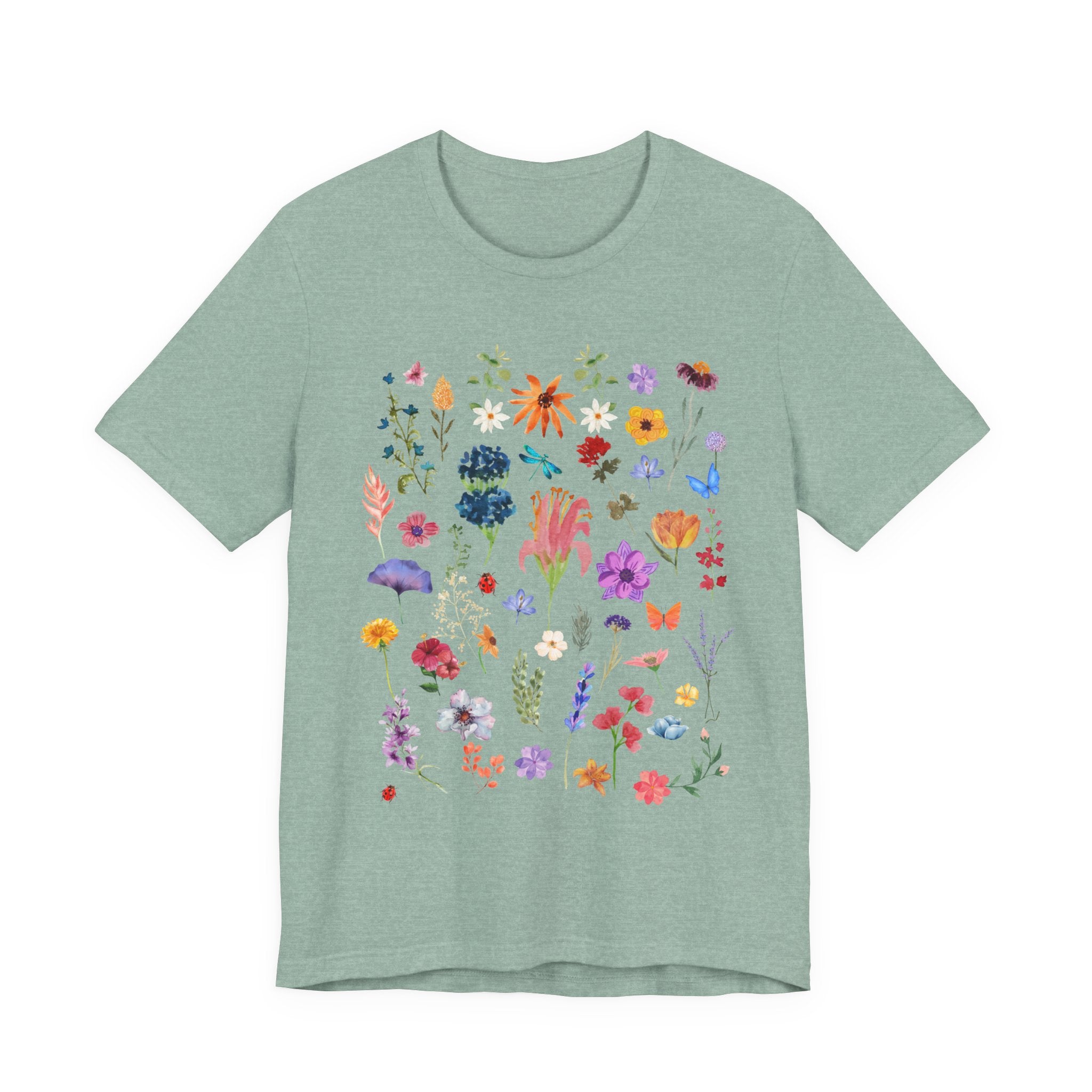 Wildflower Bouquet Tee | Floral Illustration Shirt