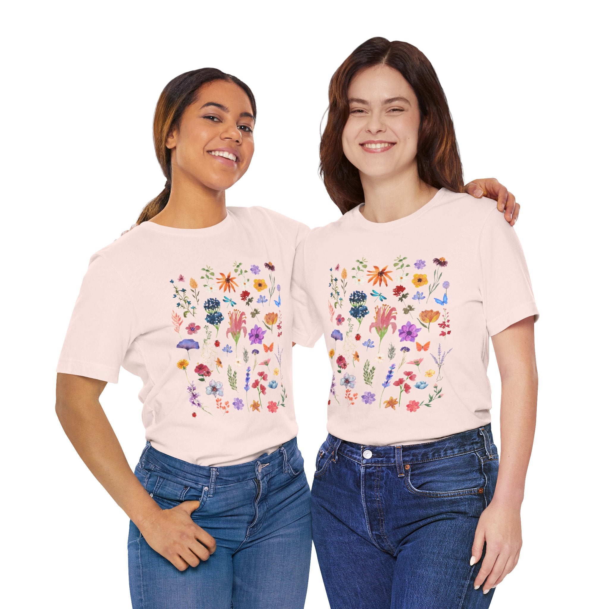 Wildflower Bouquet Tee | Floral Illustration Shirt