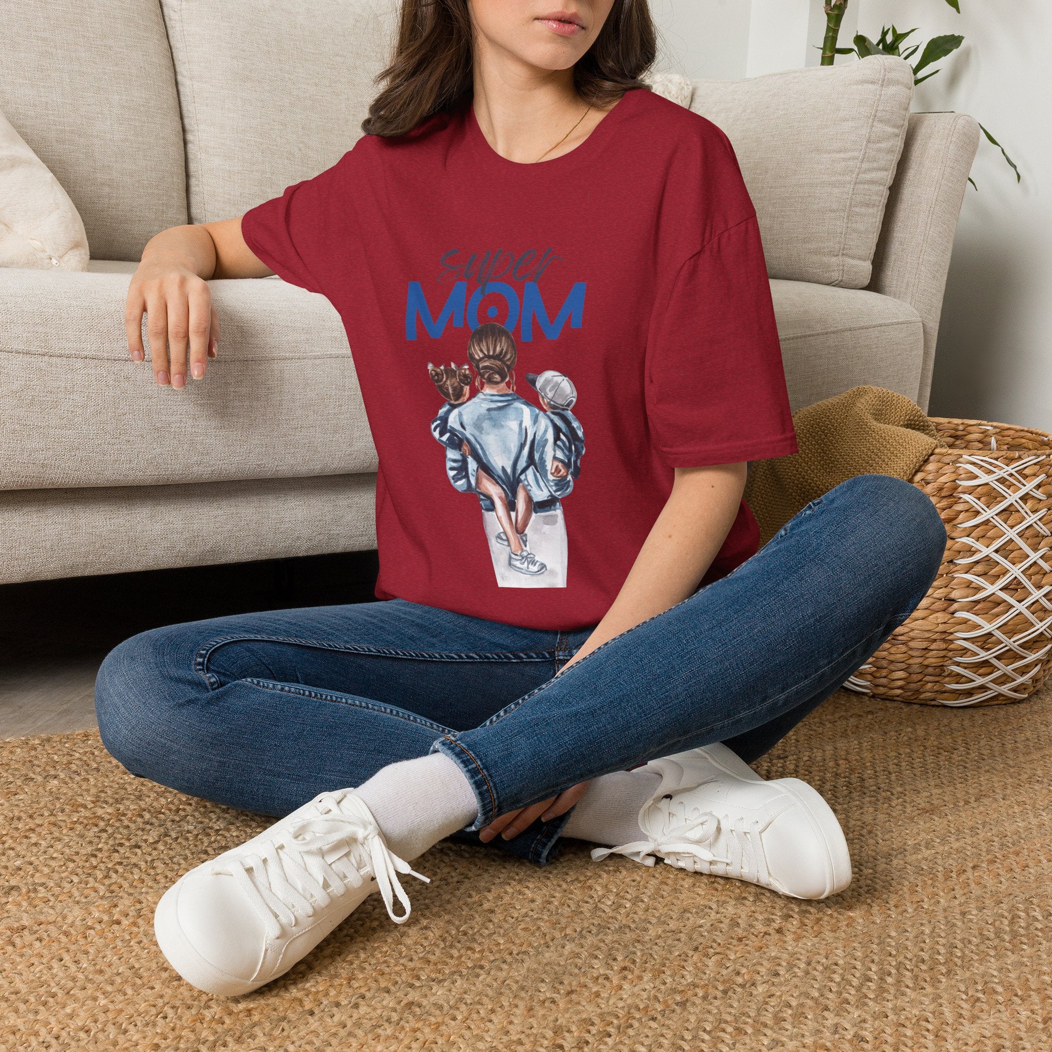 MOM graphic T-Shirt | Mom and Kids design