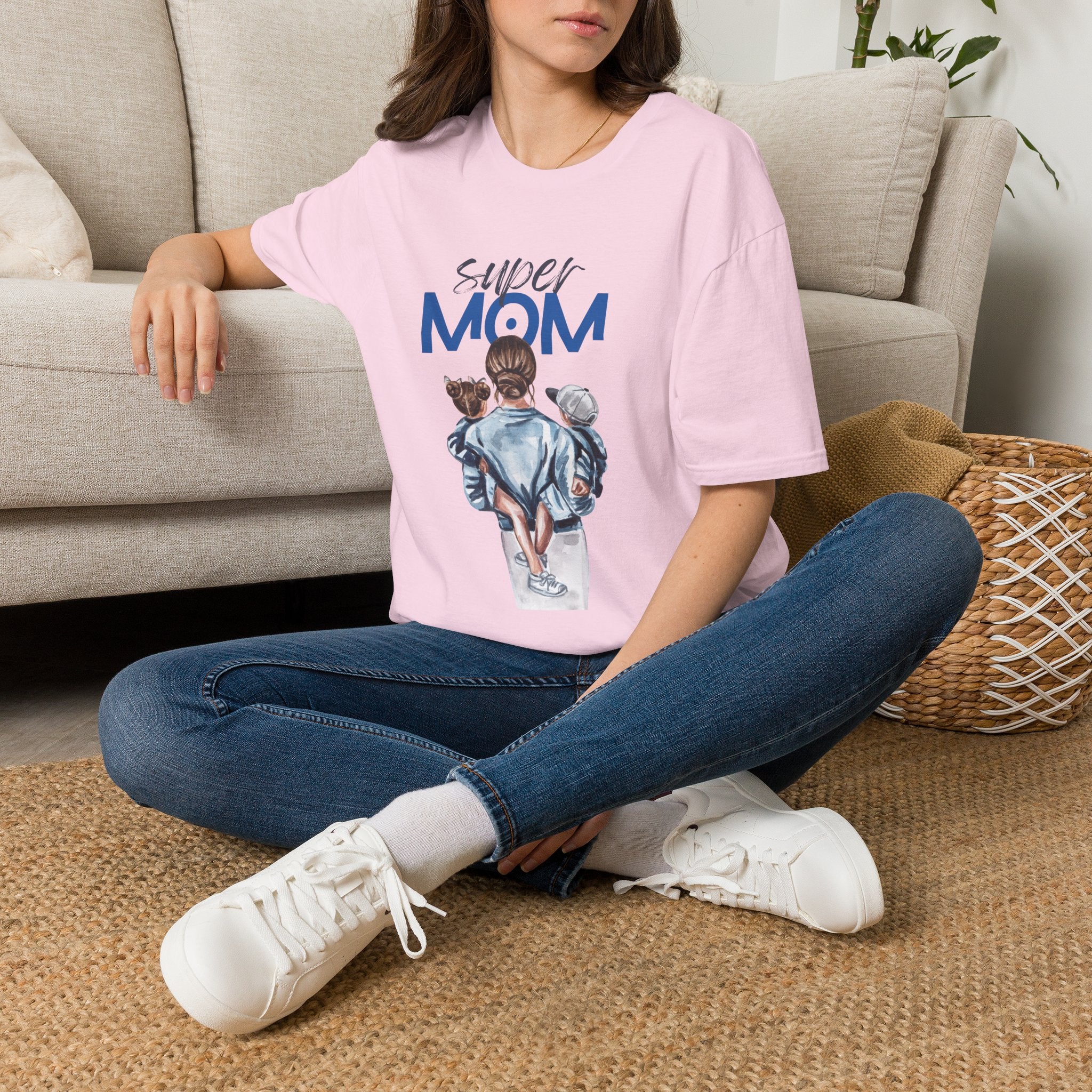 MOM graphic T-Shirt | Mom and Kids design