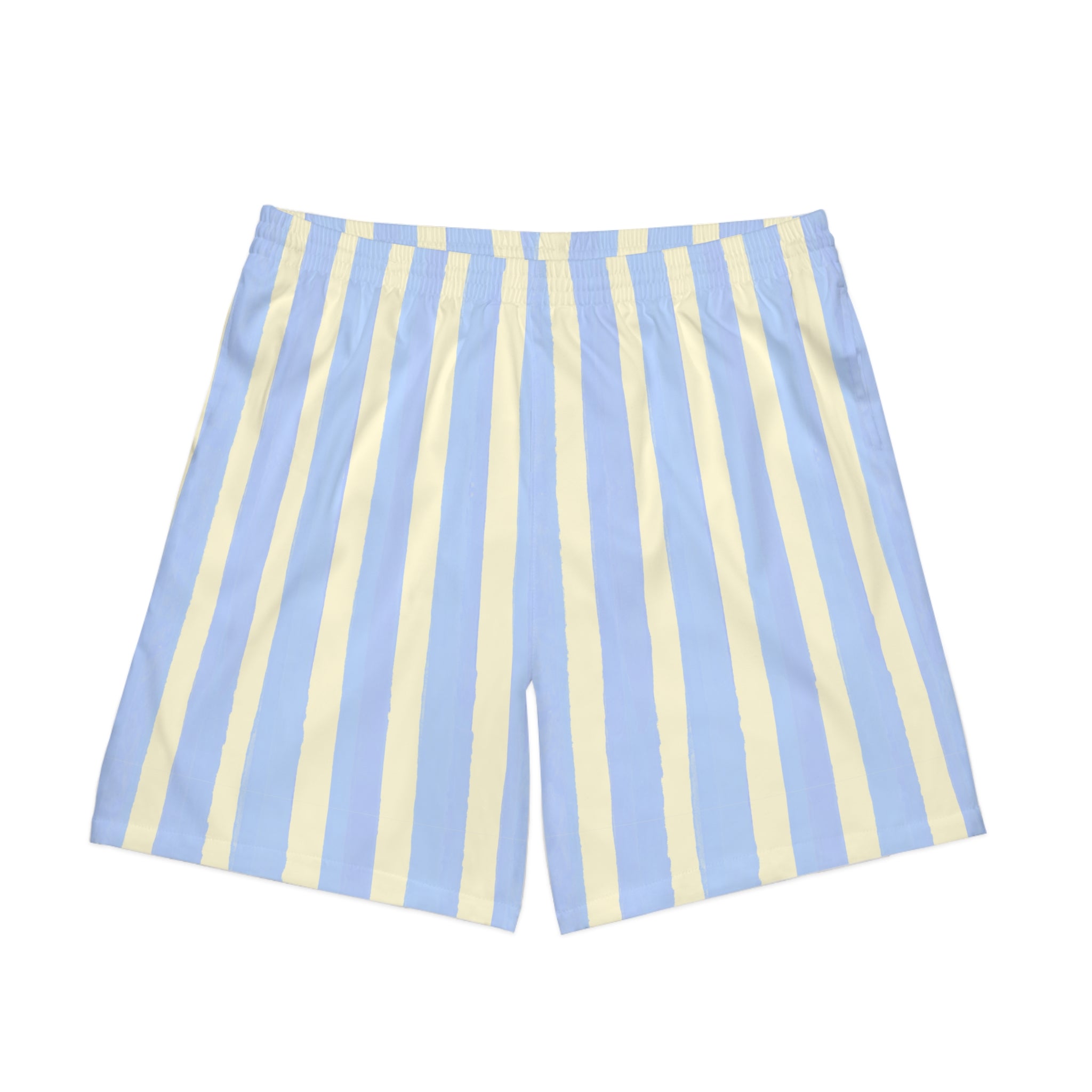 Striped Coastal Swim Shorts