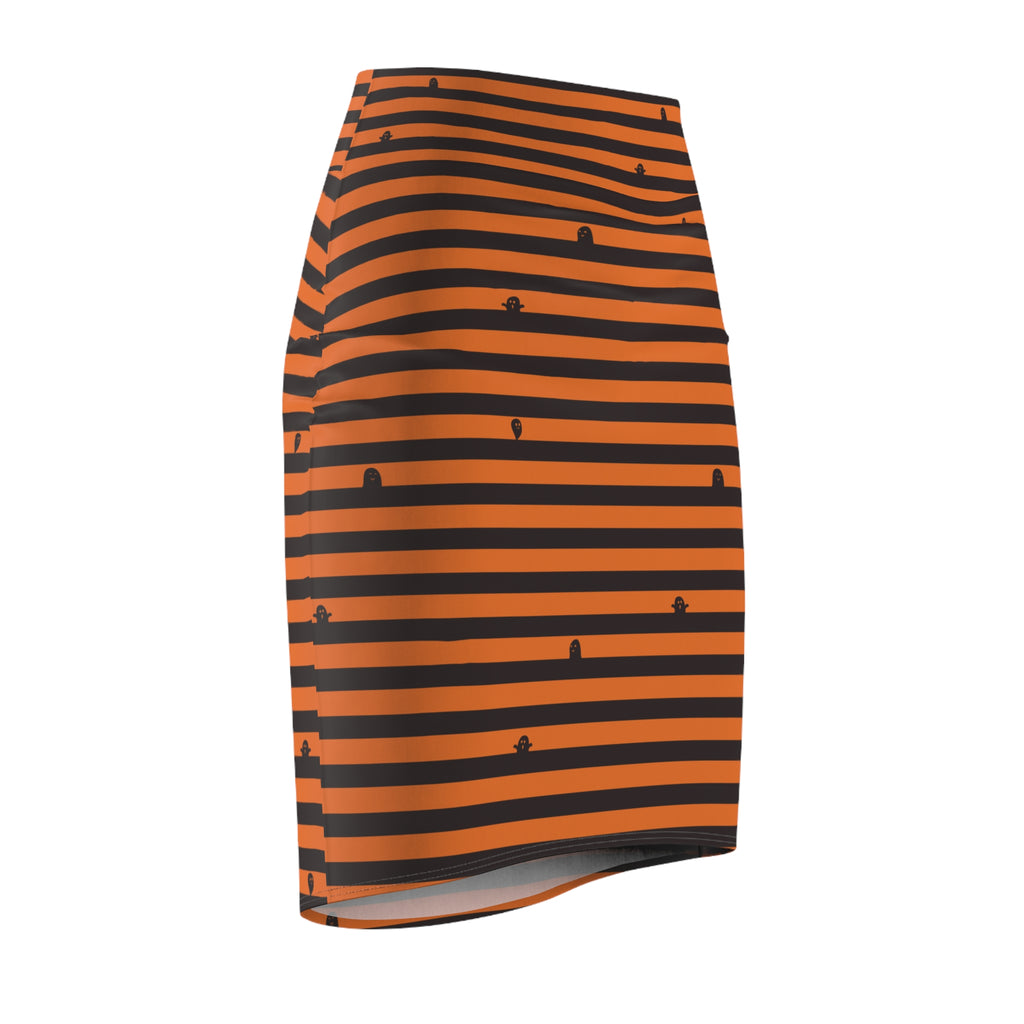 Cute Girly  Stripe  Pencil Skirt