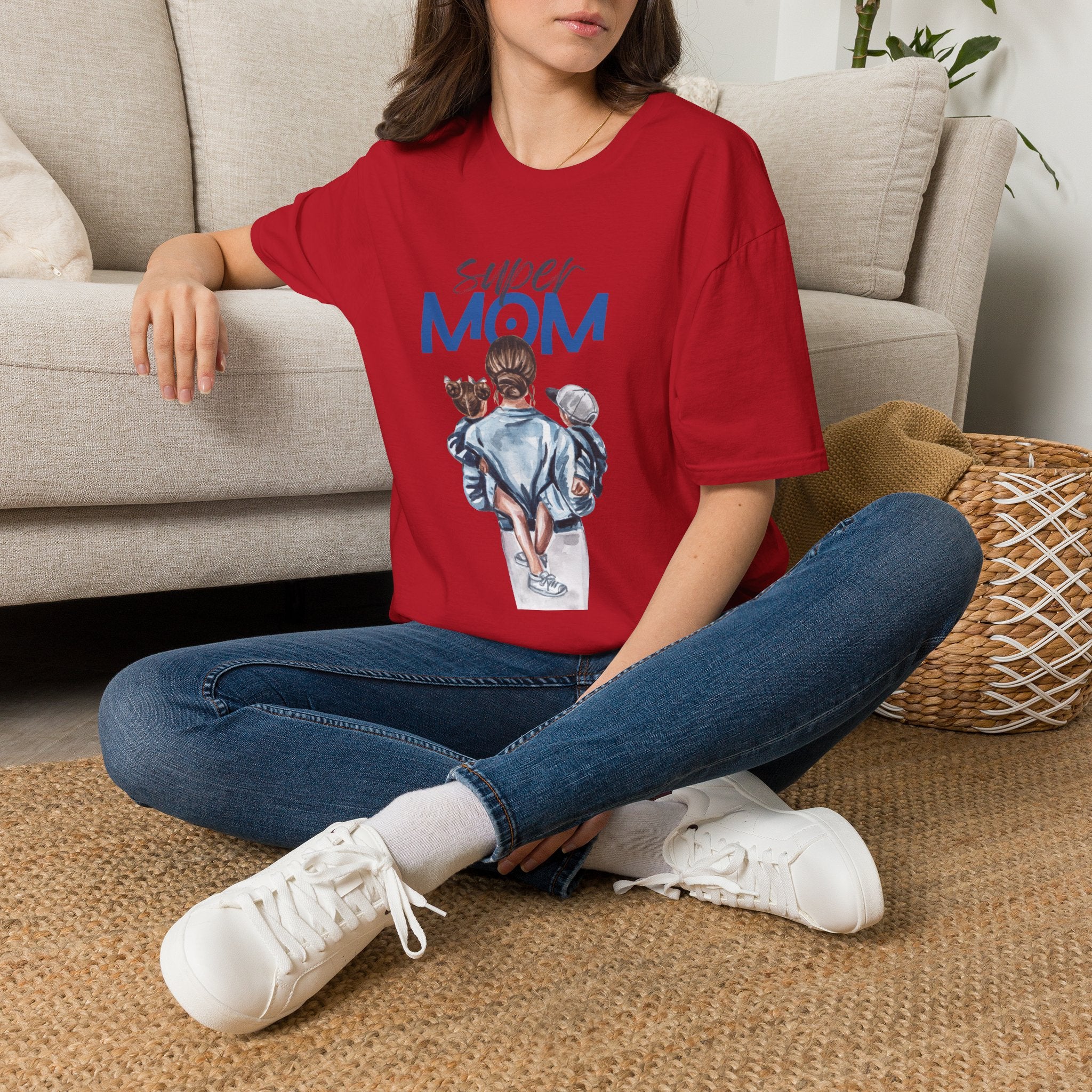 MOM graphic T-Shirt | Mom and Kids design